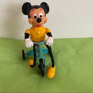 Mickey Mouse, Vintage, on a trike.